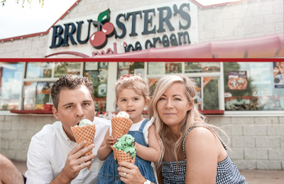 Bruster’s Awards Five Winners Free Ice Cream All Year